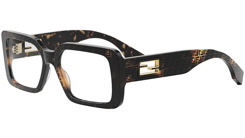 Baguette Red Rectangular Eyeglasses