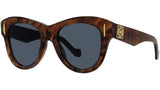 Anagram Brown Geometric Sunglasses