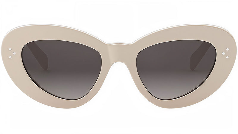 CELINE 3 Dots White Cat Eye Sunglasses