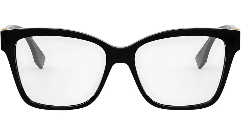 FF Diamonds Black Square Eyeglasses