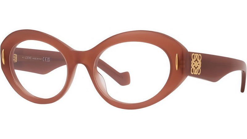 Anagram Brown Oval Eyeglasses