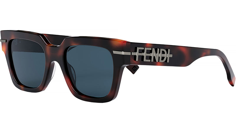 Fendigraphy Havana Rectangular Sunglasses