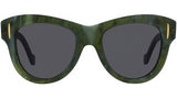 Anagram Green Geometric Sunglasses
