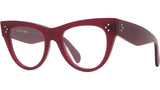 3 Dots Red Cat Eye Eyeglasses