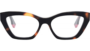 Fendi Way Brown Cat Eye Eyeglasses