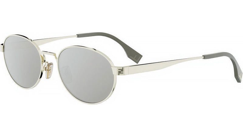 Fendi Sky Light Gold Oval Sunglasses