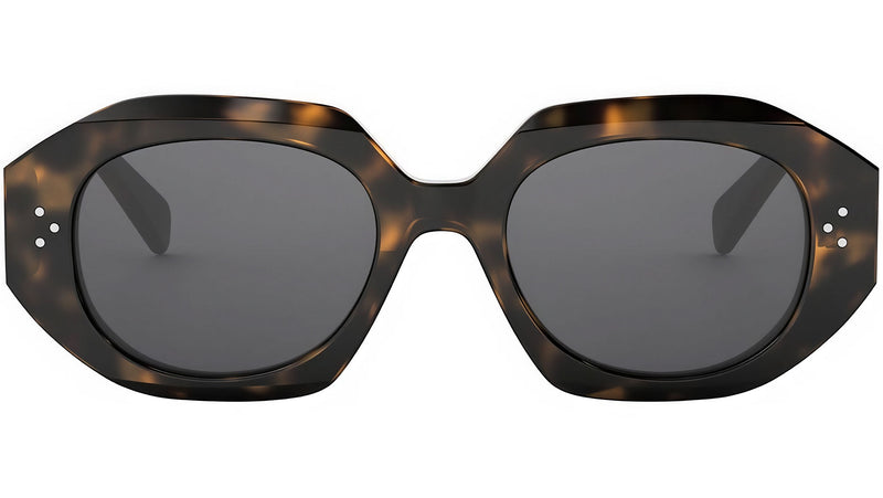 CELINE 3 Dots Tortoise Geometric Sunglasses
