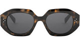 CELINE 3 Dots Tortoise Geometric Sunglasses