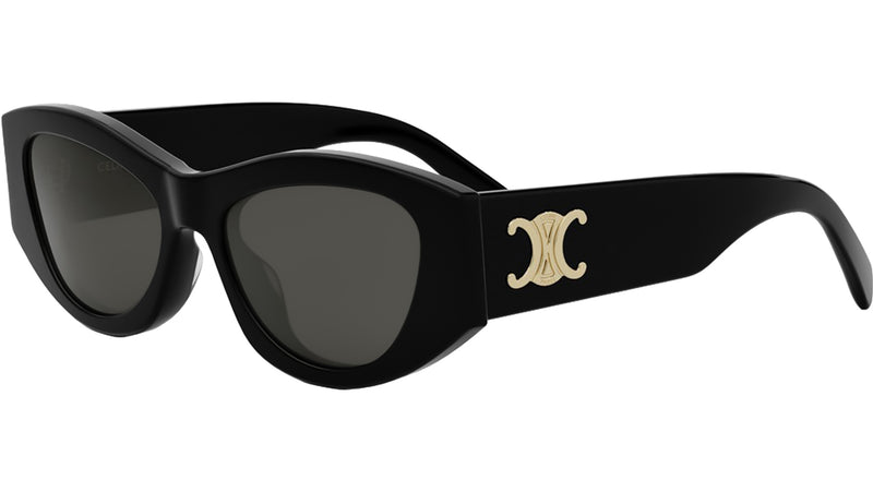 Triomphe Black Geometric Sunglasses