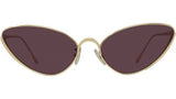 Signature Gold Cat Eye Sunglasses