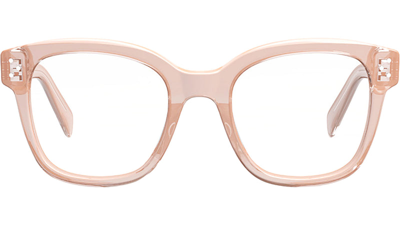 CELINE 3 Dots Pink Square Eyeglasses