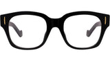 Anagram Black Geometric Eyeglasses