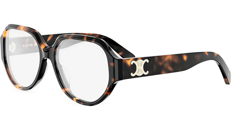 Triomphe Tortoise Geometric Eyeglasses