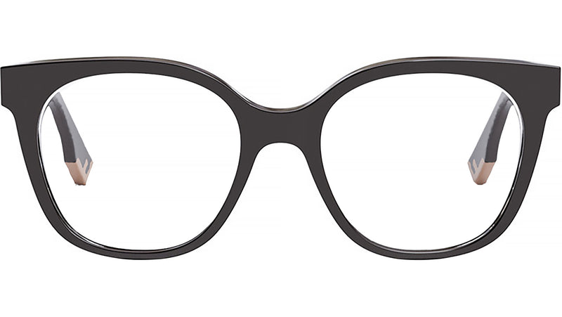 Fendi Way Brown Round Eyeglasses