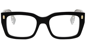 Fendi Roma Black Square Eyeglasses
