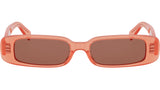 CELINE 3 Dots Orange Rectangular Sunglasses