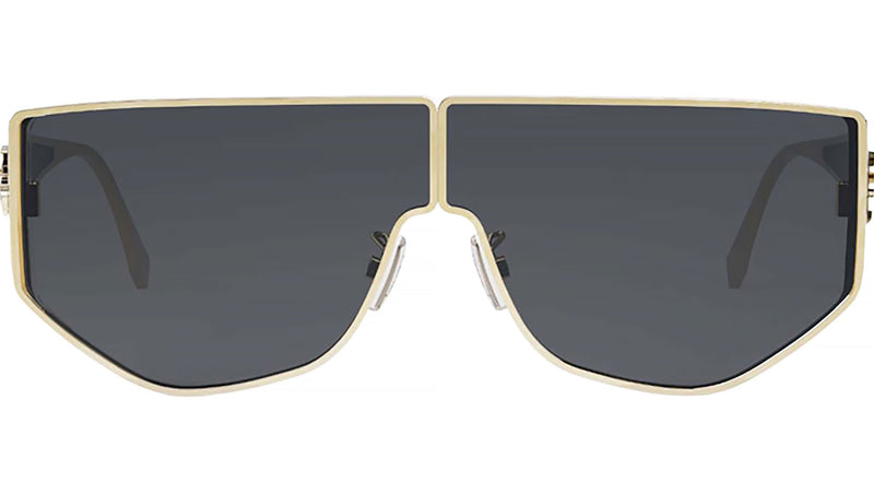 Fendi Disco Gold Geometric Sunglasses