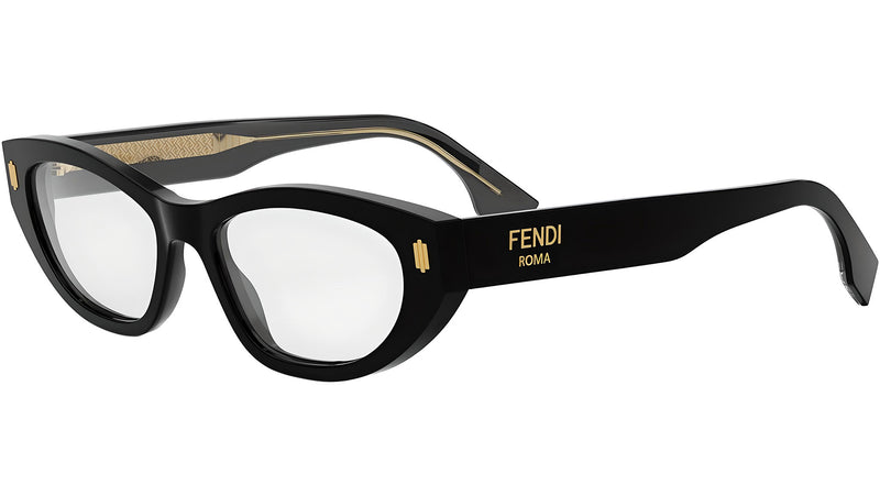Fendi Roma Black Cat Eye Eyeglasses