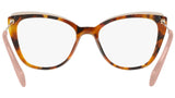 MU 02QV VX81O1 havana / top transparent brown