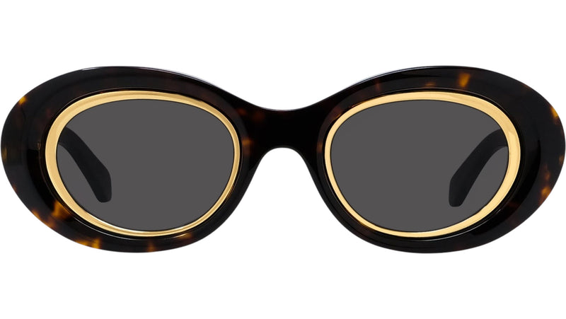 Anagram Havana Oval Sunglasses