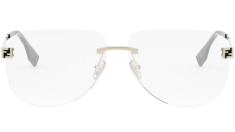 Fendi Sky Yellow Pilot Eyeglasses