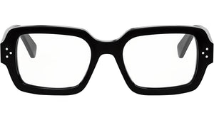 CELINE 3 Dots Black Rectangular Eyeglasses