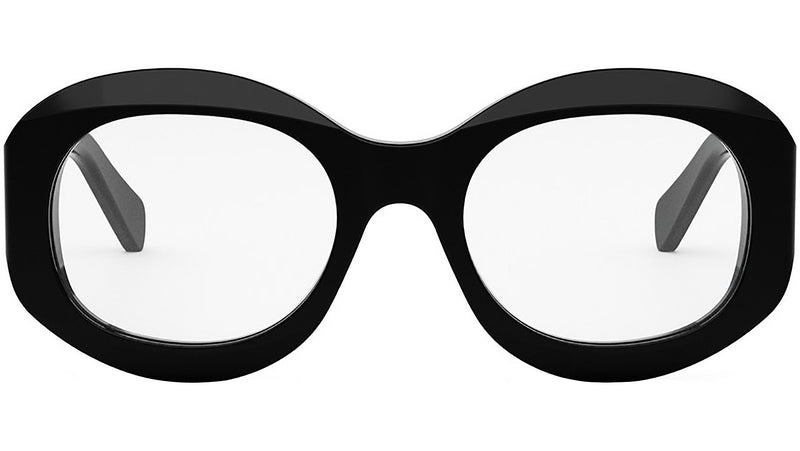 3 Dots Black Round Eyeglasses