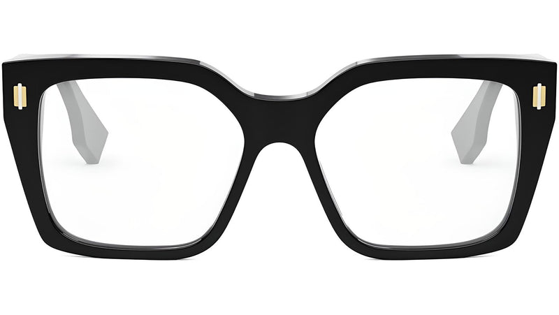 Fendi Roma Black Square Eyeglasses