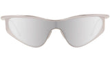 Signature Silver Geometric Sunglasses