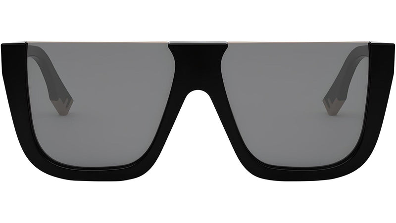Fendi Way Black Square Sunglasses