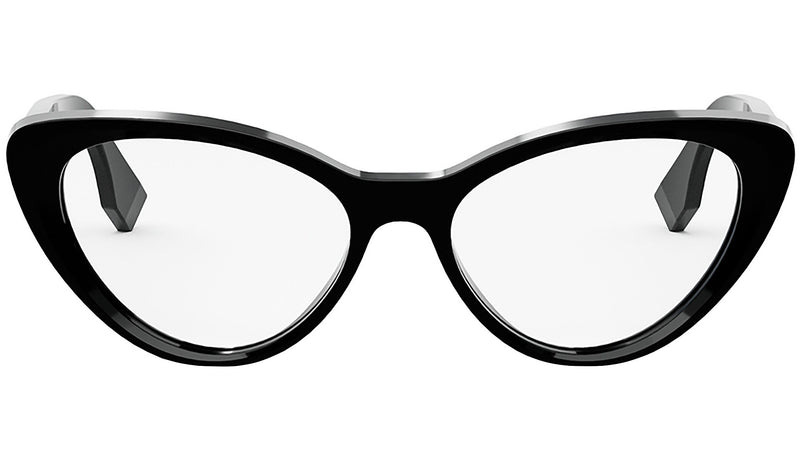 Lettering Black Oval Sunglasses