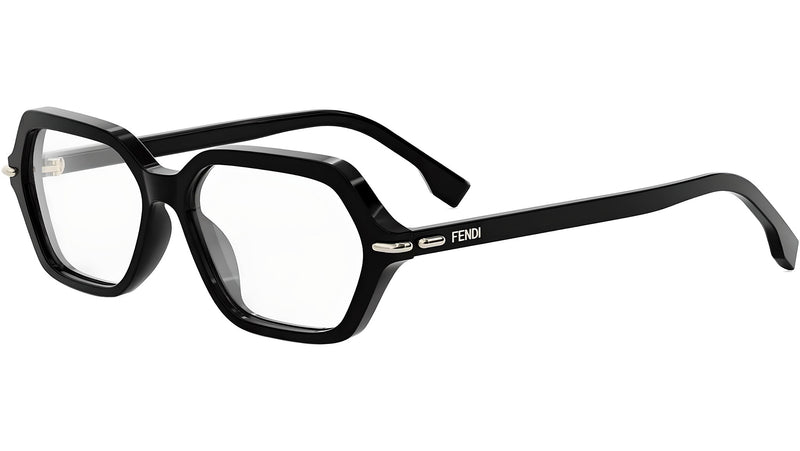 FF Diamonds Black Geometric Eyeglasses