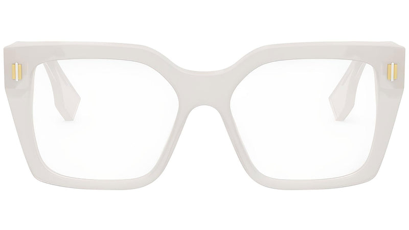 Fendi Roma White Square Eyeglasses