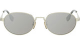 Fendi Sky Light Gold Oval Sunglasses