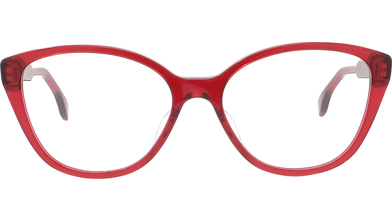 Fendi Fine Bordeaux Cat Eye Eyeglasses