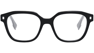 Fendi Black Square Eyeglasses