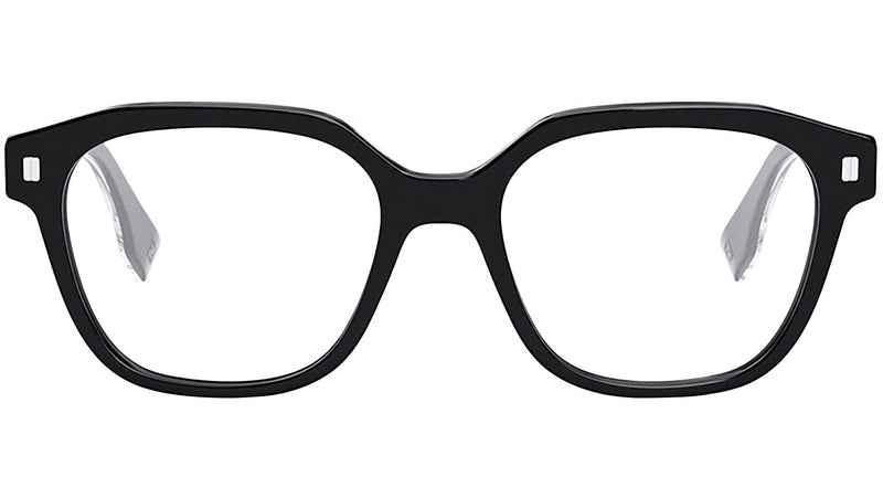 Fendi Black Square Eyeglasses