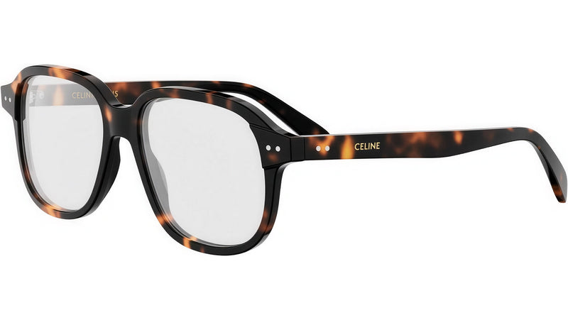 CELINE Thin Tortoise Square Eyeglasses