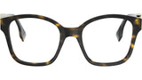 FF Diamonds Havana Square Eyeglasses