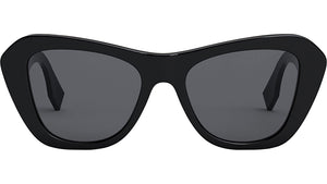 O'Lock Black Rectangular Sunglasses