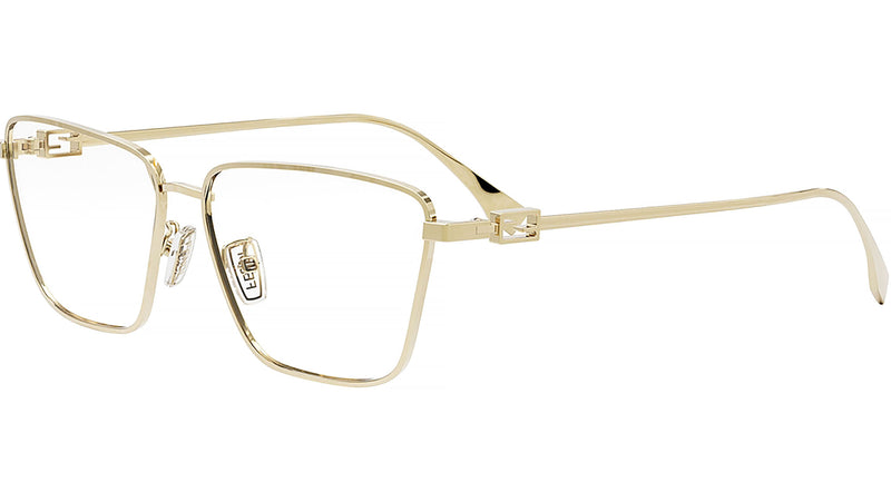 Baguette Gold Rectangular Eyeglasses