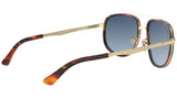 PO2465S gold and brown blue