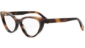 Lettering Havana Oval Sunglasses