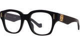 Anagram Black Geometric Eyeglasses