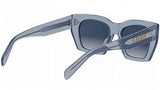 CELINE 3 Dots Blue Square Sunglasses