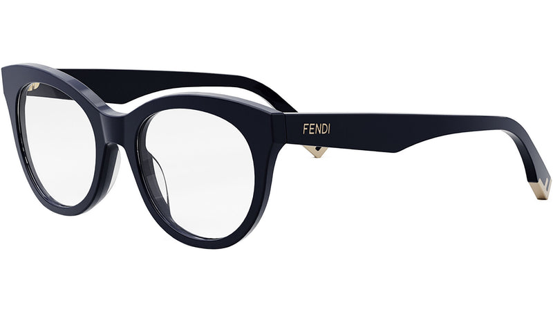 Fendi Way Blue Round Eyeglasses