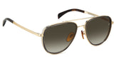 DB 7068/G/S Gold Grey Brown Shaded