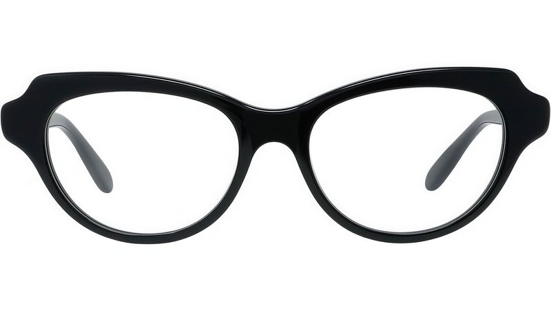 Slim Black Cat Eye Eyeglasses