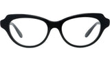 Slim Black Cat Eye Eyeglasses