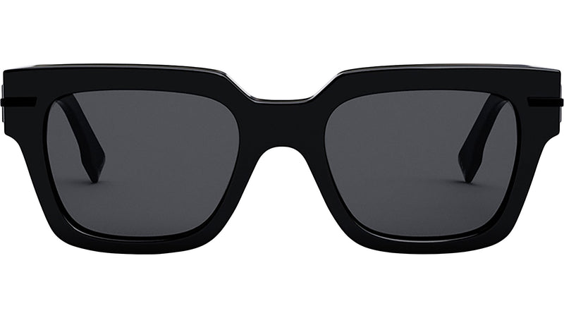 Fendigraphy Black Rectangular Sunglasses